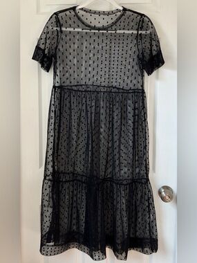 Women’s sheer mesh dress